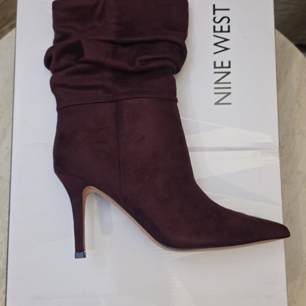 Nine West Women's Slouch Mid Calf Boot Size 6.5 - E21 - Picture 5 of 6